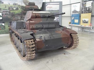 Pz II
The Panzer II was supplemented by the Panzer III and IV in 1940/41. Thereafter, it was used to great effect as a reconnaissance tank. By the end of 1942 it had been largely removed from front line service and it was used for training and on secondary fronts. Production of the tank itself ceased by 1943 but its chassis remained in use as the basis of several other armored vehicles, chiefly self-propelled artillery such as the Wespe and Marder II.
