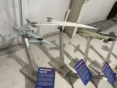 Various experimental plane models 
