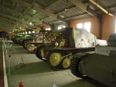 Wespe Sd KFz 124
On Pz II Chassis
