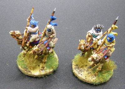 Red Copper 3D printed camels
