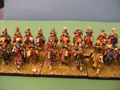 Sassanid Cavalry
Sassanid Cavalry from AB Miniatures painted by a professional painter Marco Betti. Pictures provided by and also available on [url=http://s420.photobucket.com/albums/pp284/passerotto_2008/]Andrea's Photobucket site[/url].
Keywords: sassanid