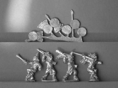 Aztec Warrior Priests
Aztecs from [url=https://fighting15s.com/]Fighting 15's[/url] Gladiator Games ranges. Some are also suitable for other Meso-American armies
Keywords: Aztec