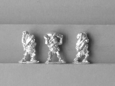 Mayan Baggage carriers
Mayans from [url=https://fighting15s.com/]Fighting 15's[/url] Gladiator Miniatures ranges. Some are also suitable for other Meso-American armies
Keywords: Mayan, Aztec, Texcallan, Mixtec, Chimu