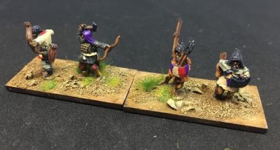 Forged in Battle Kickstarter Scythians
Painted by Dave Saunders
Keywords: Skythian, Hun