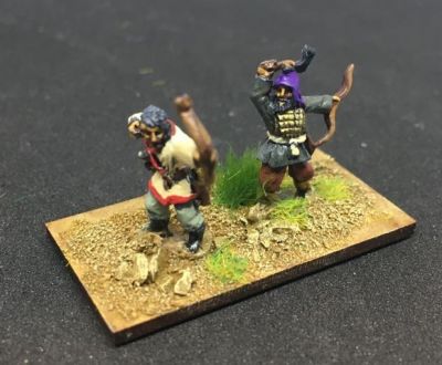 Forged in Battle Kickstarter Scythians
Painted by Dave Saunders
Keywords: Skythian, Hun