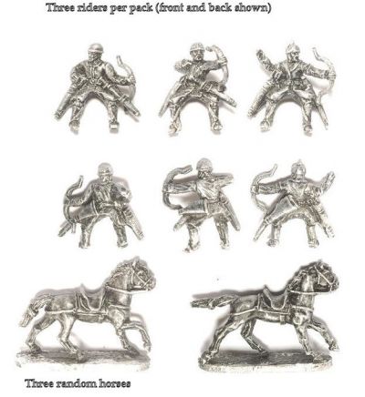 Ghilman Cavalry
Pictures from the manufacturer, [url=http://khurasanminiatures.tripod.com]Khurasan Miniatures[/url]
Keywords: KHURASANIAN GHAZNAVID DAYLAMI abbasid SELJUK