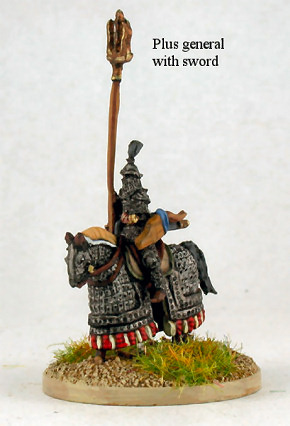 Tibetan  General
Tibetans from [url=http://khurasanminiatures.tripod.com/tibetan.html]Khurasan[/url], photos provided by the manufacturer. Painted by [url=http://www.steve-dean.co.uk/]Steve Dean[/url] Painting Service.
Keywords: Tibet