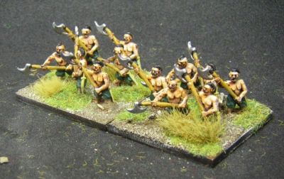 Medieval/Feudal Russian Infantry axemen
