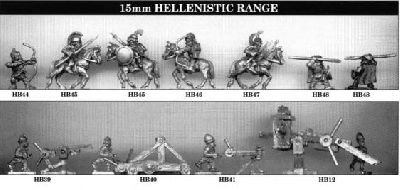 Hellenistic Range from Tin Soldier
Range from Tin Soldier. For figure codes see their website at [url=http://www.tinsoldieruk.com/]Tin Soldier UK[/url]
