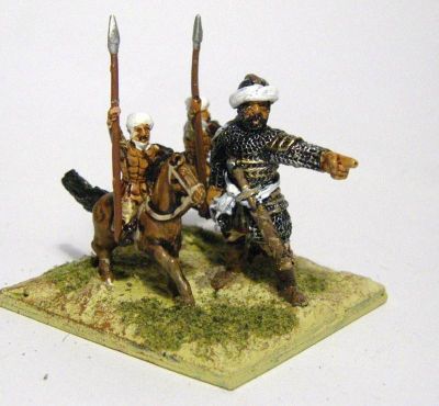 Generic Arab General
Arab figures from Essex and larger figure from Magister Militum 
Keywords: Ghaznavid arabcav abbasid bedouin arab seljuk