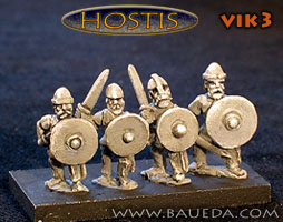  Viking Bondi with Swords 
The former 50-Paces range. Photos provided by the manufacturer [url=http://www.baueda.com]Baueda[/url]. Figure codes as per illustration or filename.
Keywords: Viking