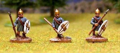 Phoenician spearmen 1. Advancing, tunic, conic helmet (Asirian), oval shield.
Available in the UK from [url=http://www.vexillia.ltd.uk]Vexilia[/url], Europe from [url=http://www.corvusbelli.com/en/default.asp]Corvus Belli[/url] or the US from [url=http://www.50paces.com]50 Paces[/url]
Keywords: Carthage