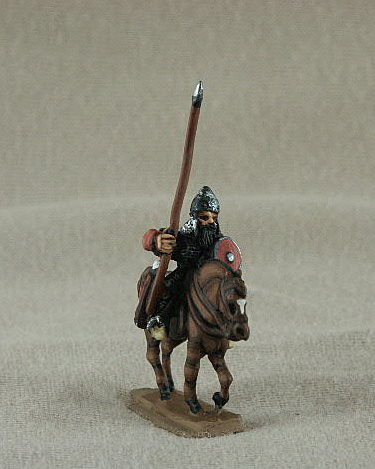 BYC03 Georgian Cavalry
From the C12-13 Byzantines range of [url=http://www.donnington-mins.co.uk/]Donnington[/url]. Figures supplied by he manufacturer, and painted by their own painting service. With mail coat, lance, bow, pointed helmet, buckler

Keywords: Komnenan plbyzantine lbyzantine thematic georgian pecheneg ebulgar lbulgar