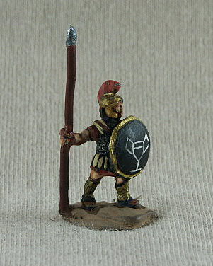 Classical Greek Era Hoplite
Greeks - pictures kindly provided by [url=http://shop.ancient-modern.co.uk/greeks-23-c.asp]Donnington Miniatures[/url], the manufacturer and painted by their painting service. linen or leather armour, long spear, Hoplon

Keywords: hgreek