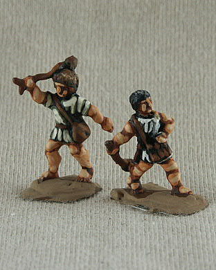 GRF06 Psilos Slinger
Figures and photos supplied by the manufacturer, [url=http://shop.ancient-modern.co.uk/grf06-psilos-113-p.asp]Donnington[/url] and painted by their painting service. Code GRF06 Psilos. Slinger, firing (2 positions)

Keywords: hskirmisher