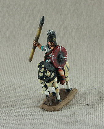 IBC02 Spanish Cavalry
Ancient Spanish range from [url=http://shop.ancient-modern.co.uk/ancient-spanish-and-celtiberians-27-c.asp]Donnington[/url]. Pictures provided by the manufacturer, and painted by their painting service. unarmoured or medium cavalry crested helmet, spear,round shield

Keywords: aspanish celtiberian