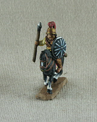 Carthaginian CAC01 Punic/Libyan Cavalry
Carthaginians from [url=http://www.donnington-mins.co.uk/]Donnington[/url]. Painted by their own painting service. This figure has heavy cavalry, spear, shield

Keywords: Lcarthage ecarthage carthage