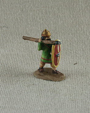 Carthaginian CAF09 Citizen Spearman
Carthaginians from [url=http://www.donnington-mins.co.uk/]Donnington[/url]. Painted by their own painting service. This figure has thrusting spear overarm

Keywords: Lcarthage ecarthage carthage