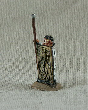 Sarmacizing Gothic Spearman
Sarmacizing Goths from [url=http://shop.ancient-modern.co.uk/]Donnington[/url]. Figures painted by their painting service. SGF02 Spearman
tunic, long spear, large wicker shield, standing
Keywords: sarmatian gothcav