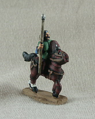 Vandal Mounted Warrior
Vandal cavalry from [url=http://www.donnington-mins.co.uk/]Donnington[/url] and painted by their painting service. DNC02 tunic, wide trousers, spear, round shield
Keywords: Vandal gothcav ebulgar visigoth