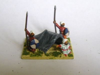 Arab Conquest Camp / Leader
Figures painted by Martin van Tol, from his collection
Keywords: arab khurasanian abbasid