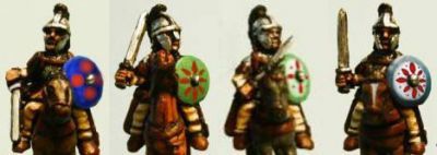 Byzantine  Cavallaroi with sword
Byzantines from [url=http://www.strategiaetattica.it]Strategia et Tactica[/url] and sold by [url=http://www.50paces.com]50 Paces[/url] in the US. Pictures from 50 Paces
Keywords: lbyzantine thematic