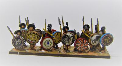 Museum Z-range Hoplites
New (2019) digitally sculpted hoplites from Museum, with LBMS shield transfers
