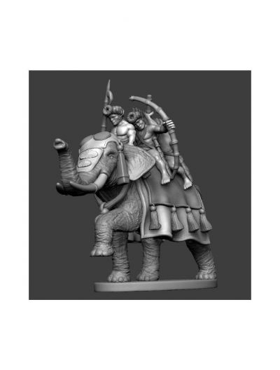 Classical Indian Elephant
Museum Miniatures "Z" Range Classical indian 3d sculpts. Images provided with kind permission of Museum Miniatures. Shop the full range on the [url=https://www.museumminiatures.co.uk/classical/classical-indians-z.html]Museum Miniatures Website[/url]
Keywords: Indian