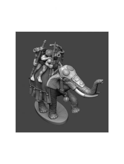 Classical Indian War Elephant
Museum Miniatures "Z" Range Classical indian 3d sculpts. Images provided with kind permission of Museum Miniatures. Shop the full range on the [url=https://www.museumminiatures.co.uk/classical/classical-indians-z.html]Museum Miniatures Website[/url]
Keywords: Indian