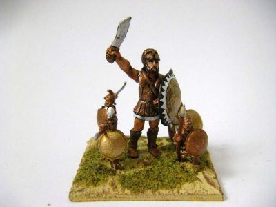 Hoplite General
Xyston 28mm leader with Essex & Magister Militum Hoplites
Keywords: hoplite