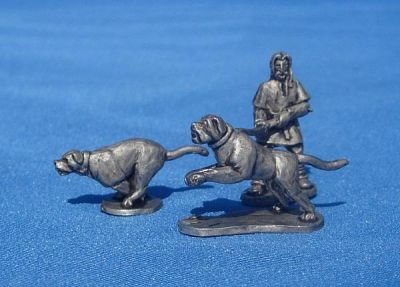 Saxon War Dogs
Saxons from [url=http://www.splinteredlightminis.com]Splintered Light[/url]. Photos by permission of the manufacturer. 
Keywords: saxon