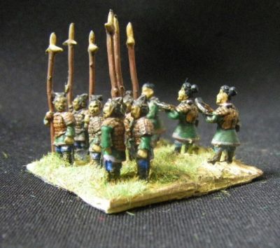 Chinese crossbow armed troops
Museum Miniatures crossbowmen
Keywords: Han