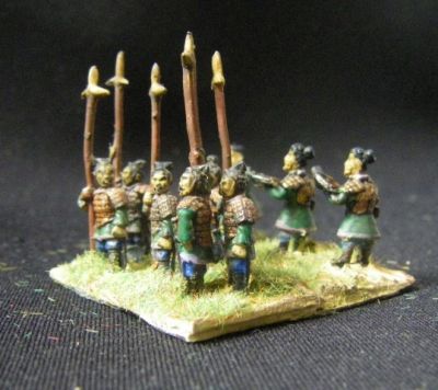 Chinese crossbow armed troops
Museum Miniatures crossbowmen
Keywords: Han