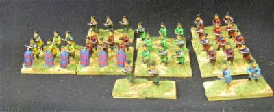 Chinese crossbow armed troops
Museum Miniatures crossbowmen
Keywords: Han