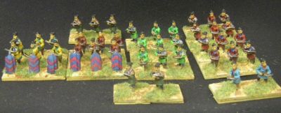 Chinese crossbow armed troops
Museum Miniatures crossbowmen
Keywords: Han