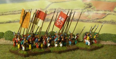 Blue Moon Unarmoured Swiss Pikemen
the rather large 15/18mm Blue Moon pikemen
Keywords: Swiss