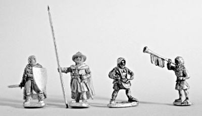 Teutonic Dismunted Generals
Teutons from Mirliton - http://www.vexillia.ltd.uk/
Figure codes c25
Keywords: teuton