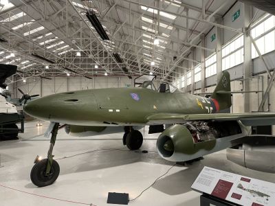 Me 262
This Me 262 returned to Cosford in 2017 after 14 years on display at the RAF Museum London.

