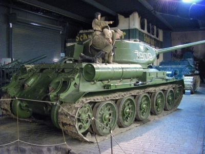 T34/85 
In the Land Warfare Hall 

