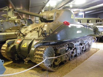 Canadian built Sherman
In the land warfare hall 

