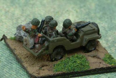 Pithead British Airborne jeep
