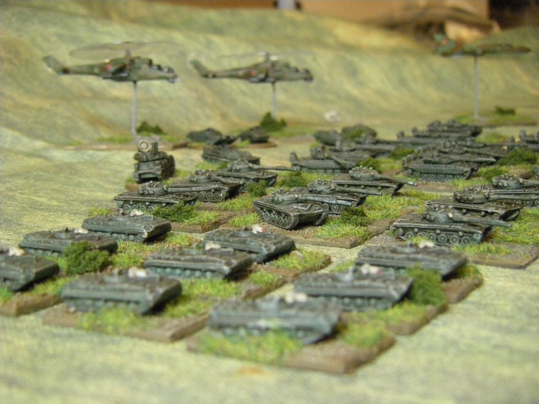1/300th Scale Modern Polish or warpac BMP1 formation for CWC