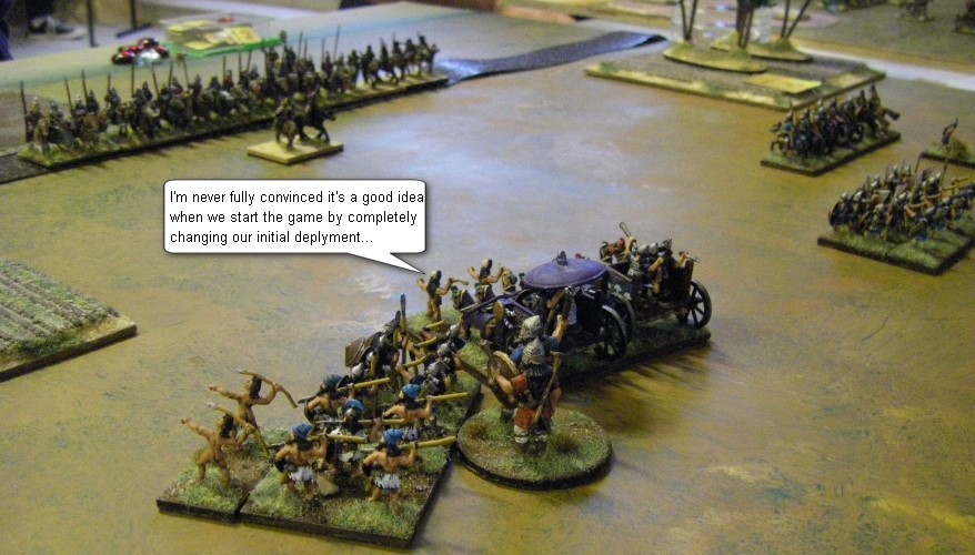 L'Art de la Guerre, Freezing! Armies before 0AD: Sargonid Assyrian vs Kushan, 15mm