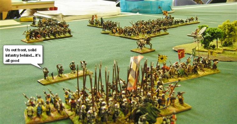 L'Art de la Guerre, Feudal and Dark Ages: Feudal German vs Feudal Irish, 15mm