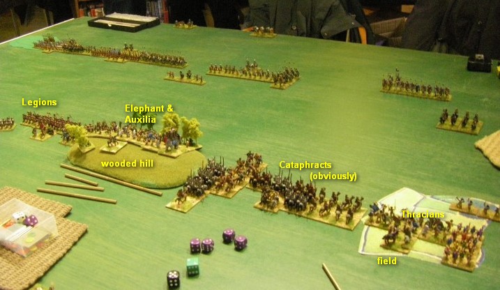 L'Art de la Guerre, Ancients: Triumverate Roman & Jewish vs  3K Chinese & Hsiung Nu, 15mm