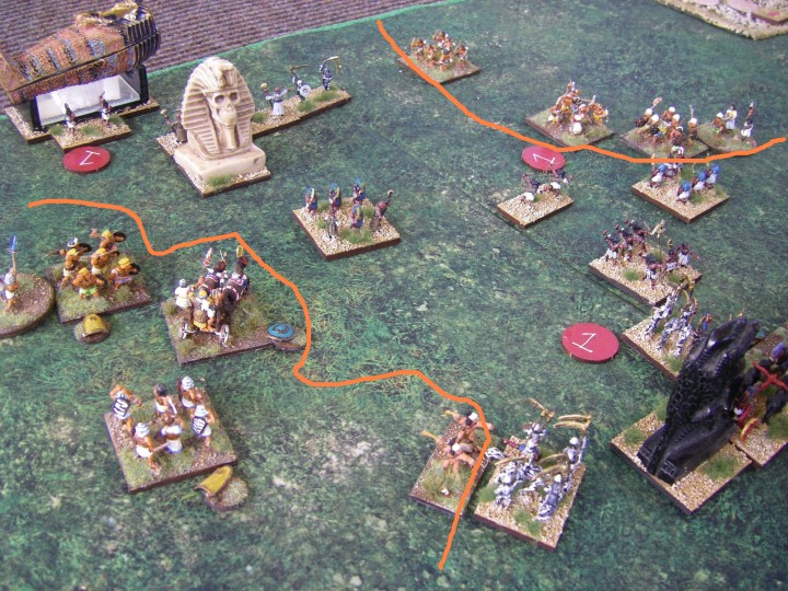 L'Art de la Guerre, Biblical: New Kingdom Egyptian vs New Kingdom Egyptian, 15mm