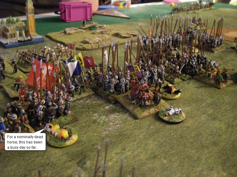 L'Art de la Guerre, Late Medieval: Medieval Scots vs Condotta Italian (Venetian), 15mm