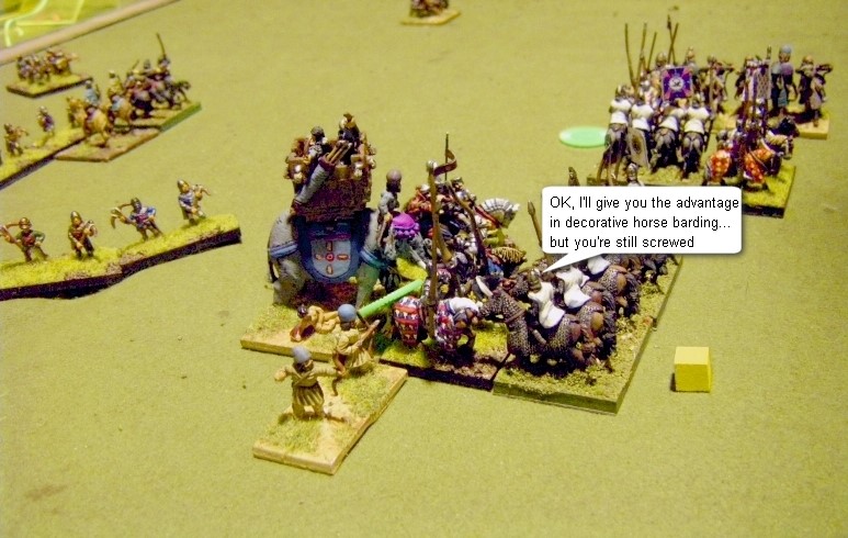 L'Art de la Guerre, Classical & Roman Singles: Sassanid Persian vs 100YW French, 15mm