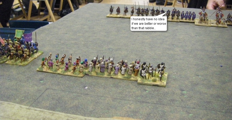 L'Art de la Guerre, Open: Umayyad Arab vs Alexander The Great, 15mm