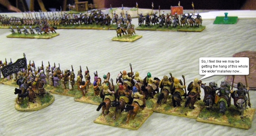 L'Art de la Guerre, Open: Umayyad Arab vs Maurikian Byzantine, 15mm